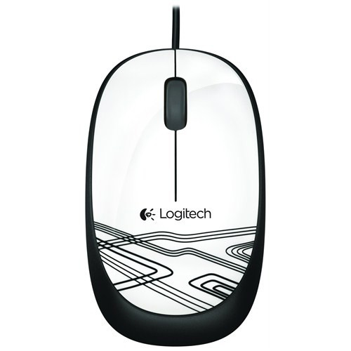 Logitech Kablolu Mouse, Beyaz M105B