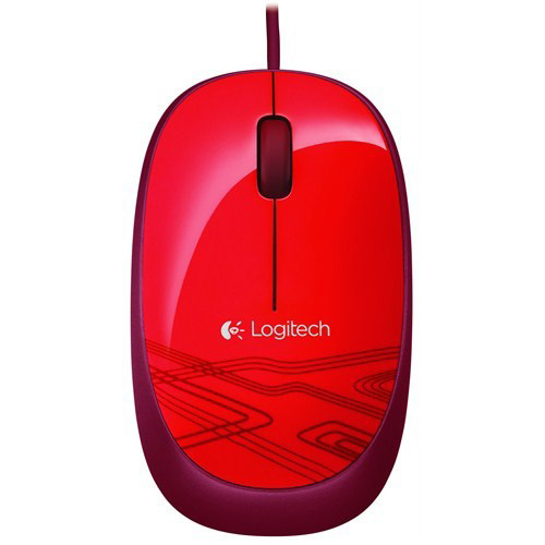Logitech Kablolu Mouse, Kırmızı M105K