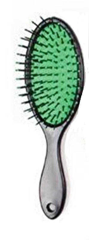 Elly Vegas Oval Saç Fırçası, Yeşil