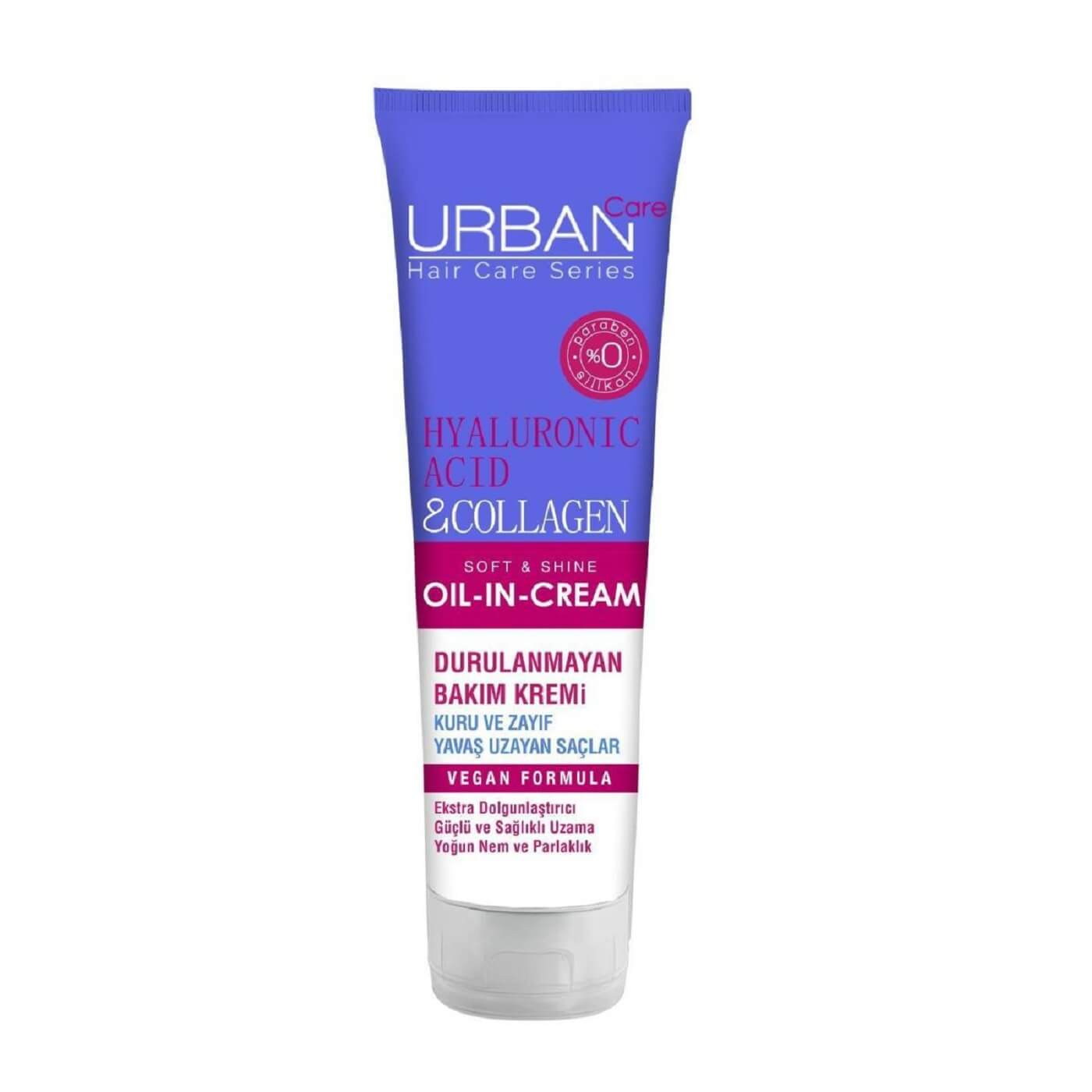 Urban Care 150 ml Hyaluronic Acid &amp; Collagen Durulanmayan Saç Bakım Kremi